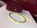 Perfect Replica Cartier Love Bracelet-Smooth Yellow Gold With Screw 